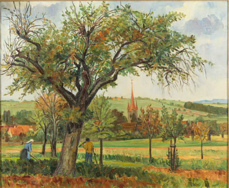Jakob Dietz: Bauern bei der Arbeit, 1940, kfh0017