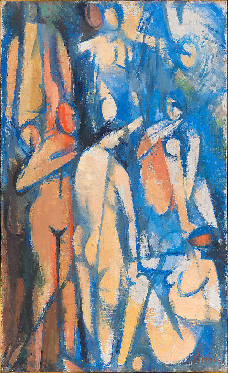 Fritz Griebel: Frauen in blau, undat., fg1059