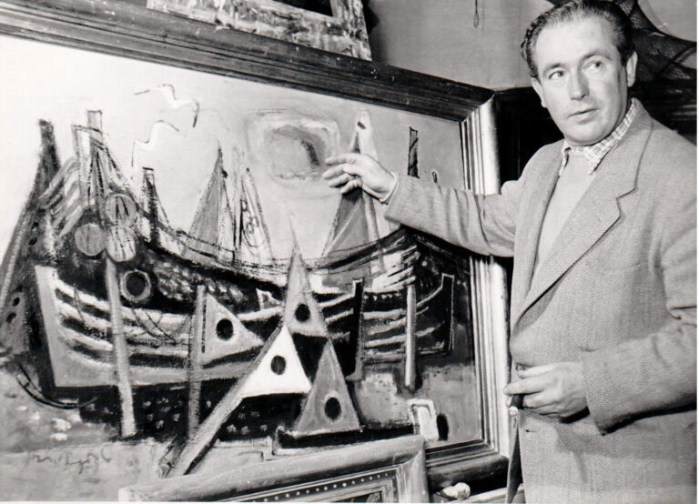 Fritz Heidingsfeld in Heroldsberg, 1956
