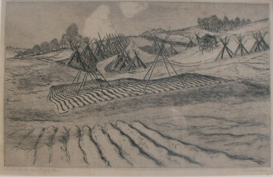 Konrad Volkert: Kalchreuther Landschaft, 1956, kfh0233