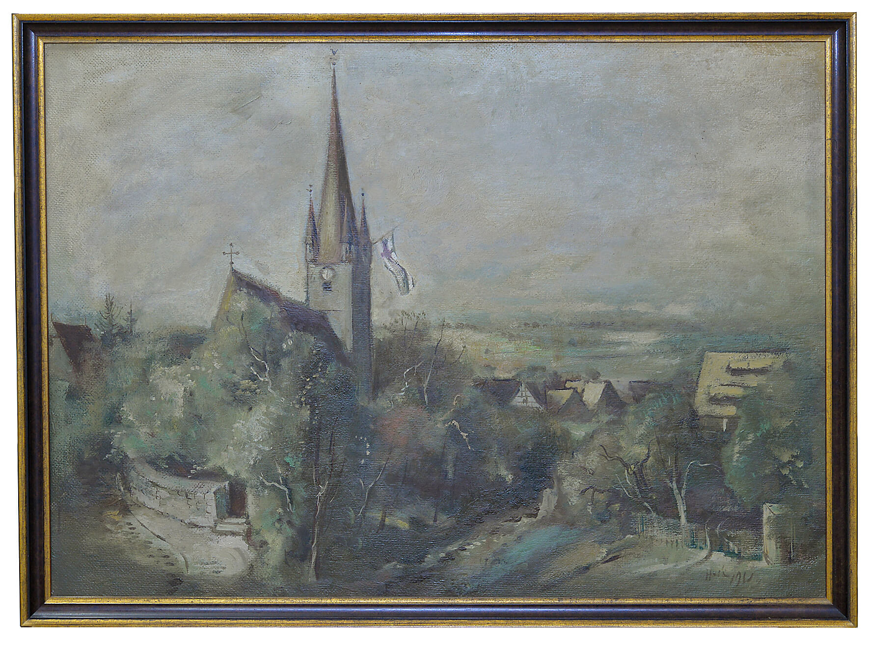 Fritz Heidingsfeld: Kirche St. Matthäus, ca. 1950, kfh0162