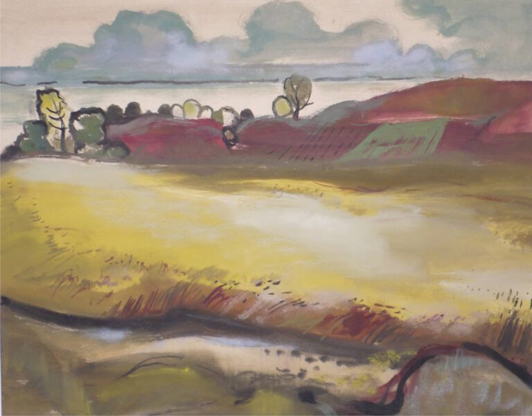 Fritz Heidingsfeld: Kornfeld an der Ostsee, undat., kfh0030