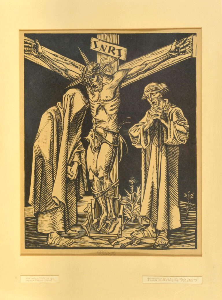 Rudolf Schiestl: Kreuzigung, 1922, kfh0103