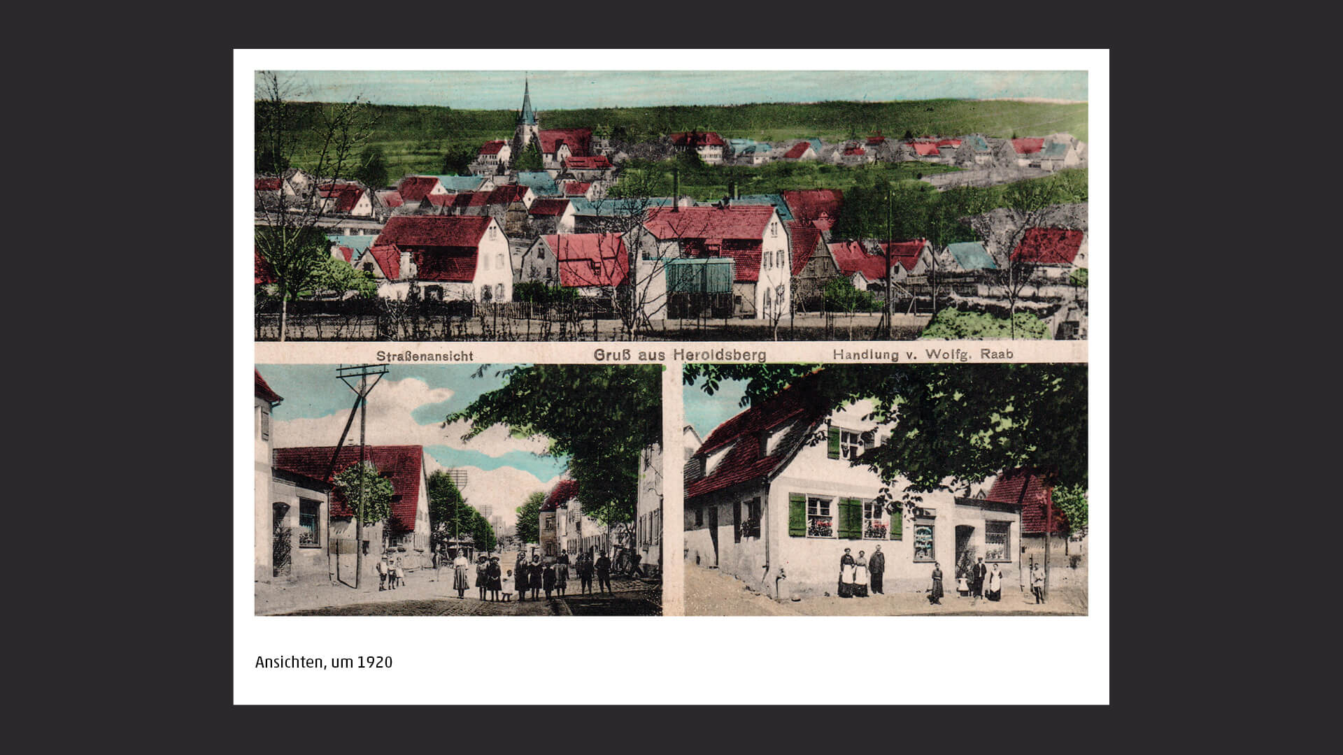Heroldsberg, Ansichten, um 1920