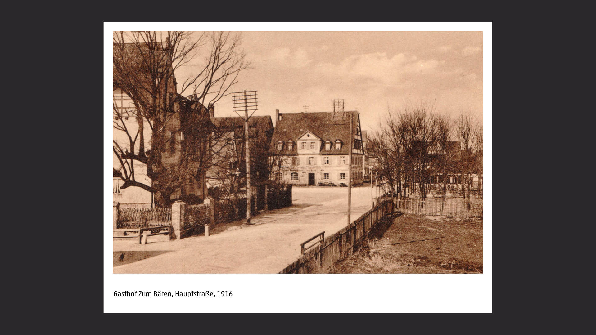 Gasthof zum Bären, Hauptstraße Heroldsberg, 1916