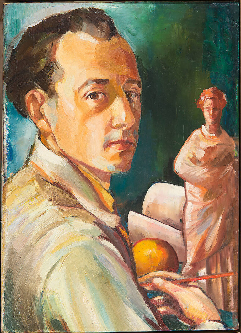 Fritz Griebel: Maler Max Geck, ca. 1932, fg0074