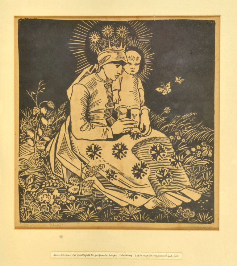Rudolf Schiestl: Maria in der Wiese, 1920, kfh0111