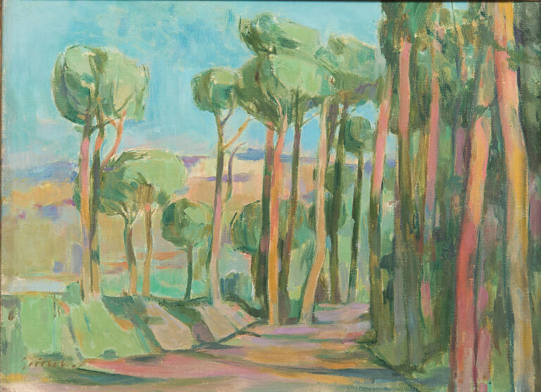 Fritz Griebel: Pinien (Toscana), 1933, fg1051