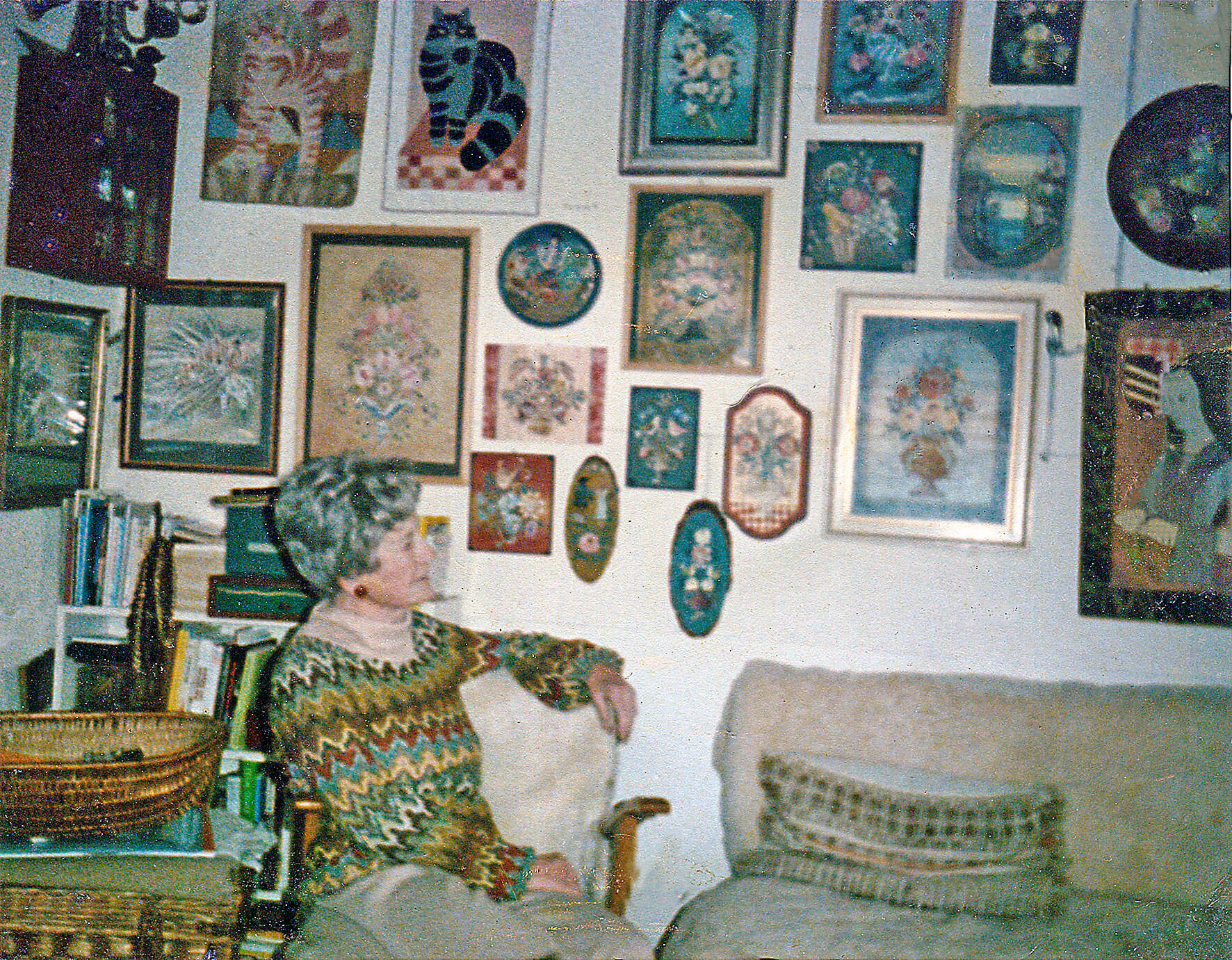 Ruth Heidingsfeld in ihrem Studio, 1988