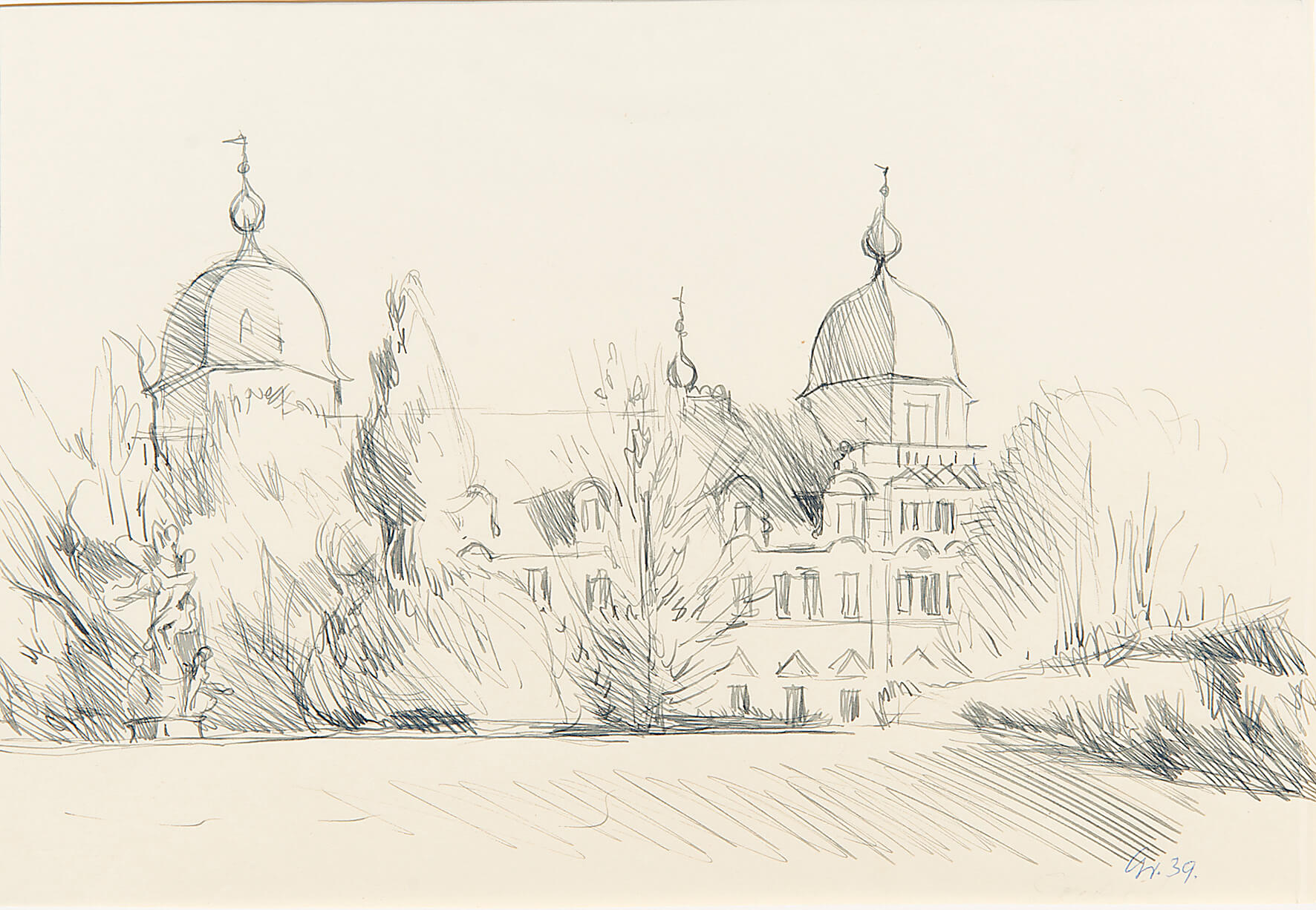 Fritz Griebel: Schloss Seehof, 1939, ebg0434
