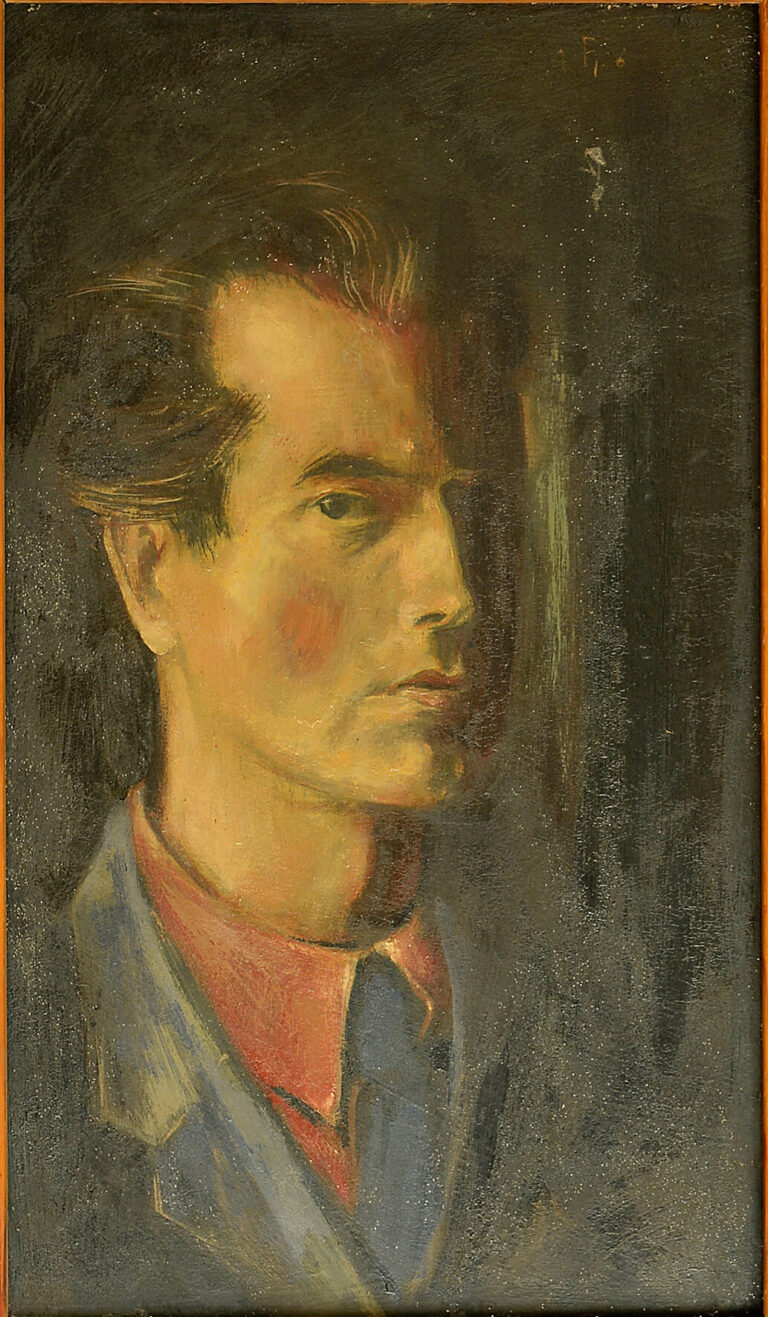 Fritz Heidingsfeld: Selbstbildnis, 1946, kfh0193