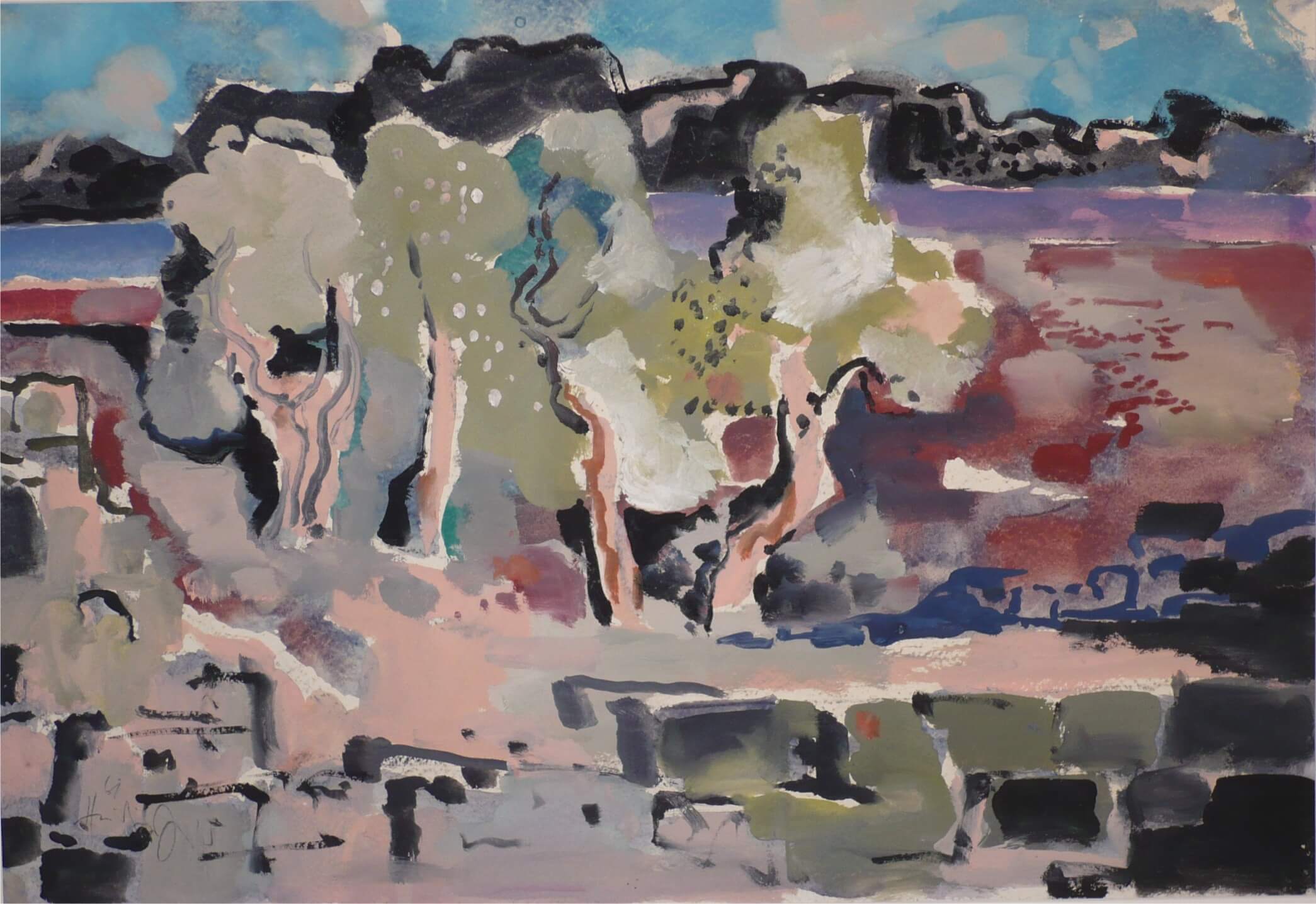 Fritz Heidingsfeld: Weg zum Meer, 1961, kfh0032