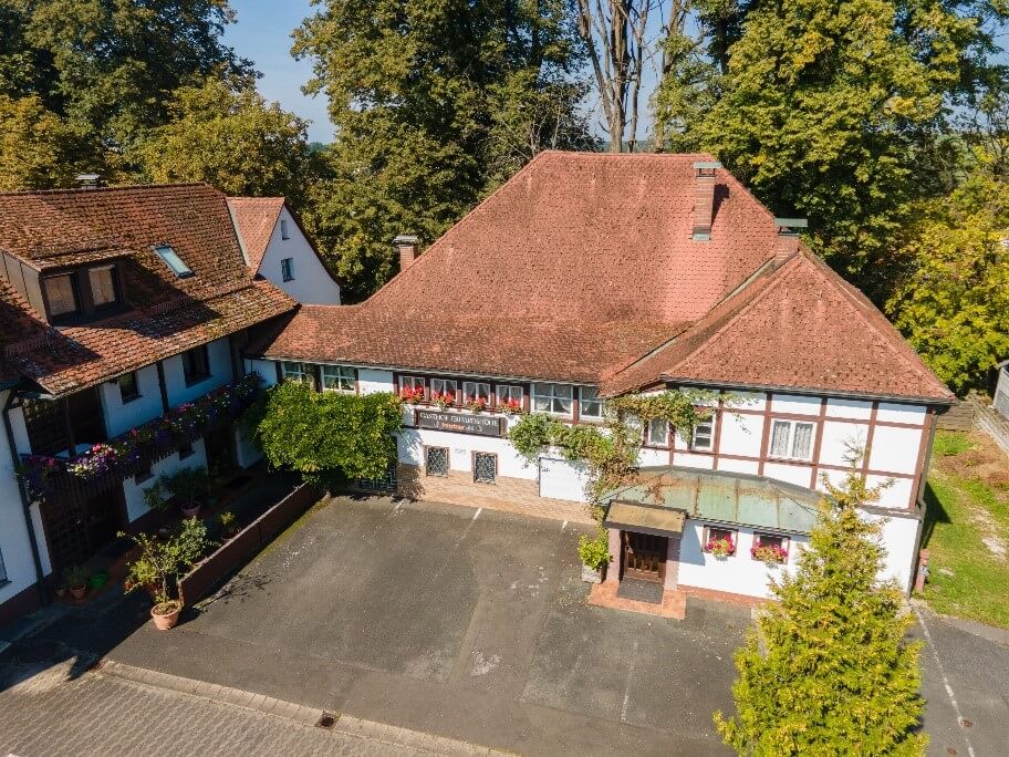 Gasthaus Erhardshöhe, Drohnenaufnahme Markus Müller, 2021