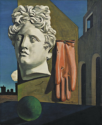 Giorgio de Chirico, The Song of Love, 1914; Öl auf Leinwand, 73 × 59.1 cm; Museum of Modern Art, New York