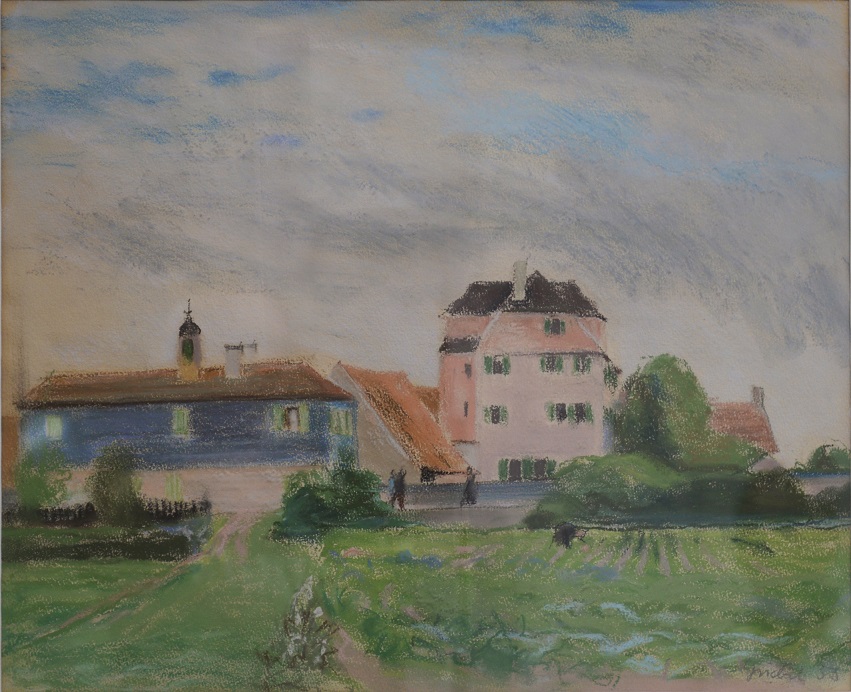 Fritz Griebel: Puckenho, Weißes Schloss Heroldsberg, Inv. Nr. kfh0283