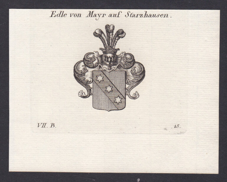 Wappen der Edlen von Mayer-Starzhausen