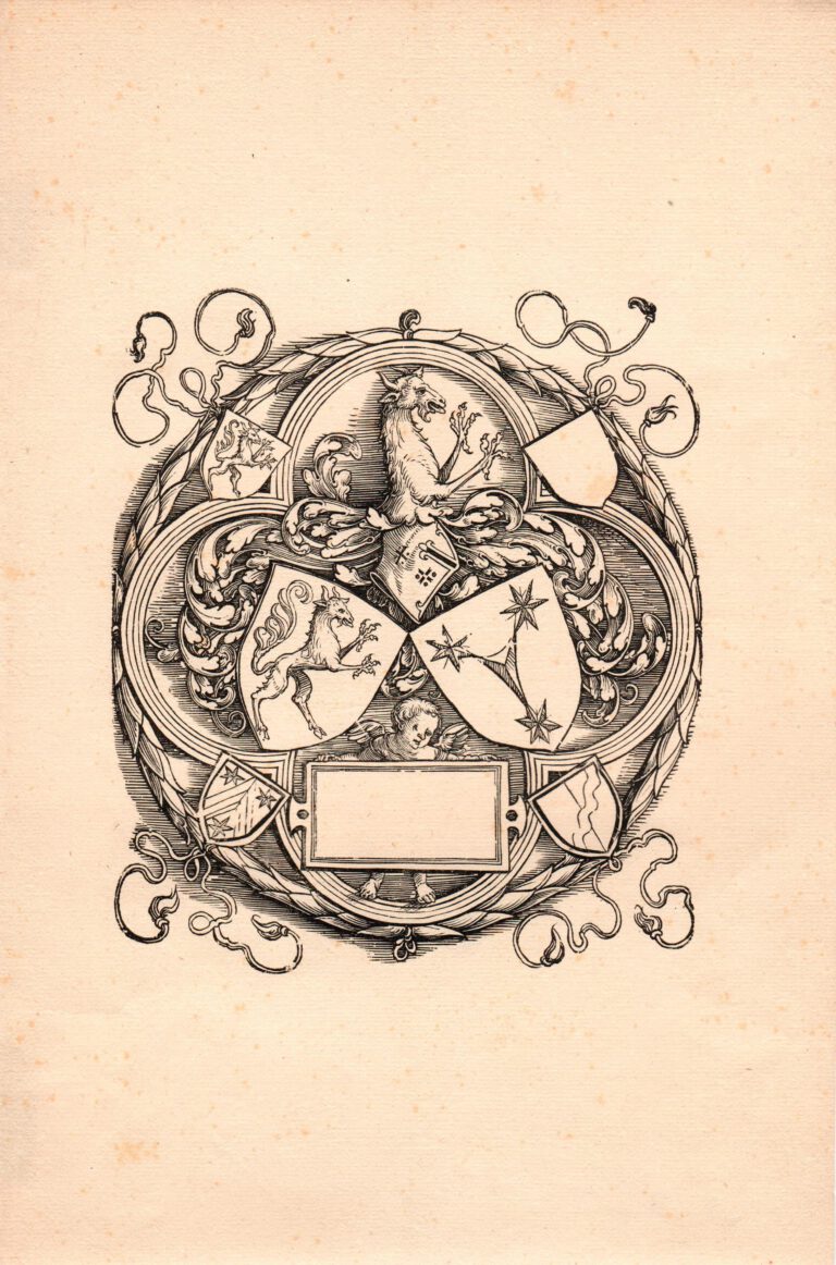 Wappen der Scheurl und der Geuder